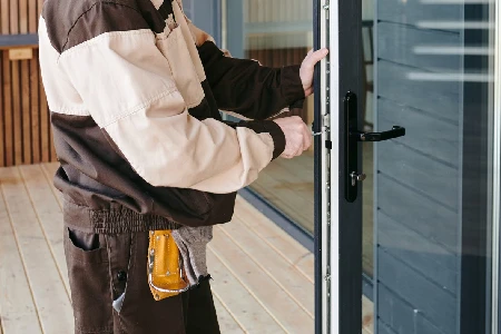 Cleaning And Polishing Glass Door Installation in Lealman, FL
